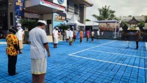 APEL PAGI DI HALAMAN KANTOR BNN KABUPATEN BADUNG